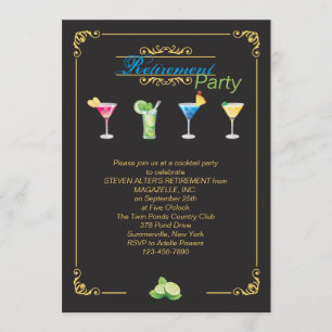 Convite Colorido para Cocktails