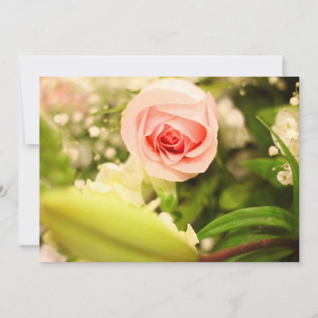 Convite com capa floral (Frente)