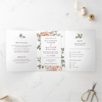 Álbum de Desenhos Florais Românticos para Casament