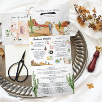 Boho Desert Cactus | Casamento Ilustrado