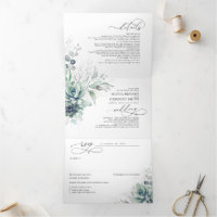 Casamento Genérico Romântico Elegante Suculente de