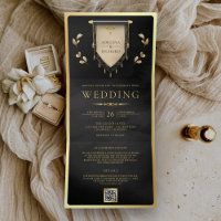 Casamento Medieval Pergaminho Preto Antigo