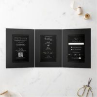 Casamento Moderno Minimalista Preto Cinza Dourado