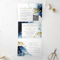 Código QR de Casamento de Peixes Submarinos de Mar