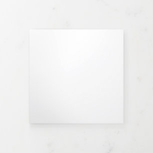 Convite Com Dobra Tripla Convocação de 5,25 pol. Sq Triplicada Horizontal