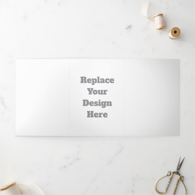 Convite Com Dobra Tripla  Custom Wedding Gift – Create Your Own Personalize (Fora)