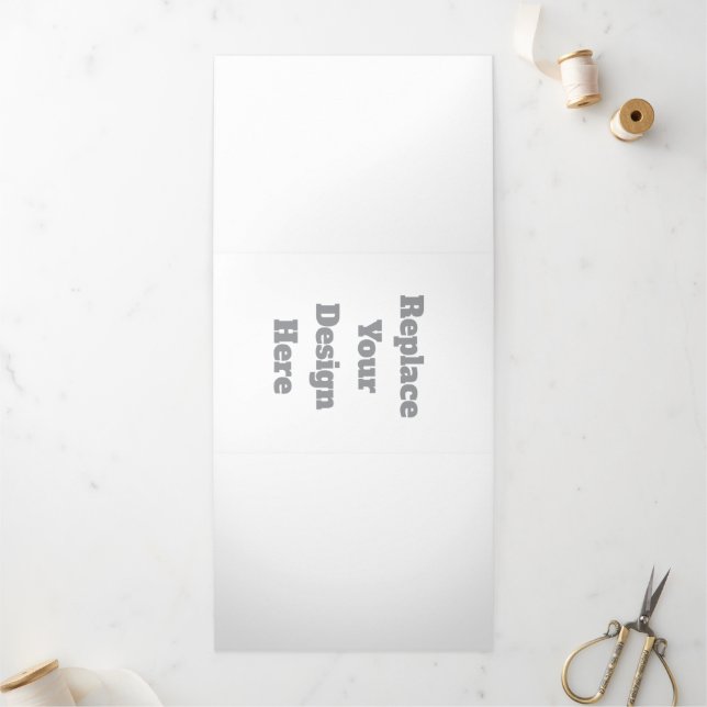 Convite Com Dobra Tripla  Custom Wedding Gift – Create Your Own Personalize (Fora)