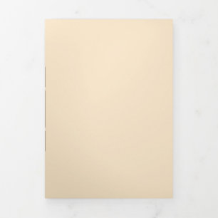 Convite Com Dobra Tripla Elegante, refinado, elegante e minimalista