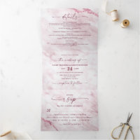 Escamuflar Elegante e Marble Burgundy com Casament