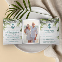 Folhas de Palmeira de Madeira Branca Lavada Âncora