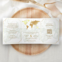 Mapa Mundial Destino Tropical Ouro Branco Casament