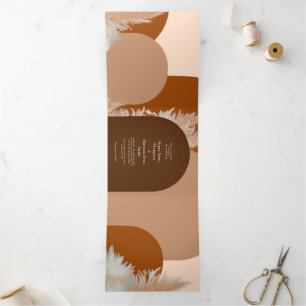 Convite Com Dobra Tripla Prados e Arches Design Dark Tri-F