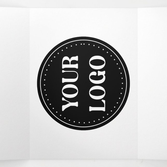 Convite Com Dobra Tripla Presentes de Casamento Personalizados, Elegantes e (Meio de Dentro)