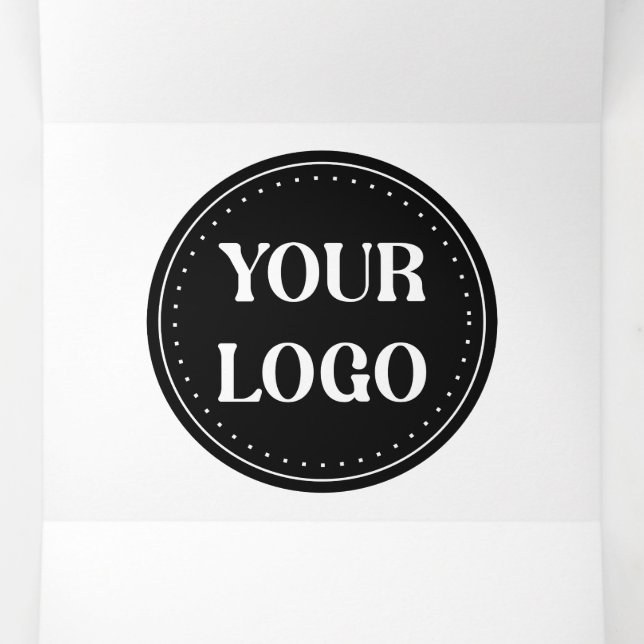 Convite Com Dobra Tripla Presentes de Casamento Personalizados, Elegantes e (Meio de Dentro)