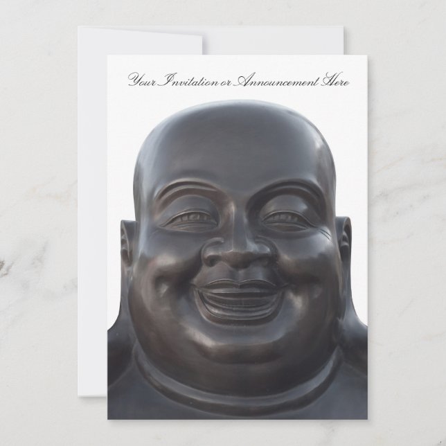 Convite com Escultura Buda (Frente)
