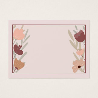 convite com flores e plantas