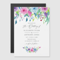 Combinação de cores Ultra Violeta Floral Aquarela