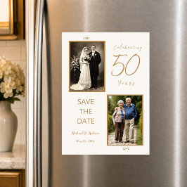 Convite Comemore 50 Anos Ímã de Salve a Data