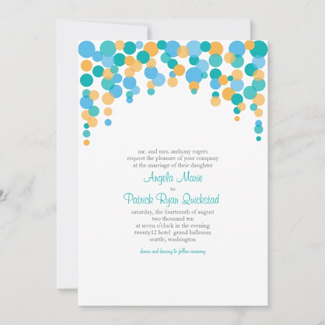 Convite Confetti (Frente)