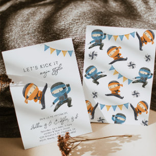 Convite Conjunta Ninja Birthday   Aniversário da S