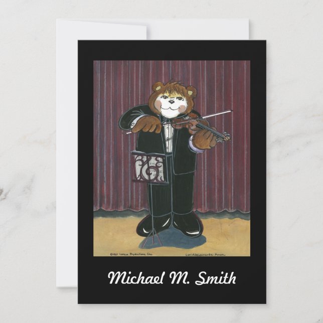 Convite Considerando - Violin (Frente)