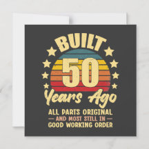 Construído há 50 anos Todas as Peças Originais 50º