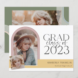 Convite Contemporâneo De Foto Para Graduação Chic