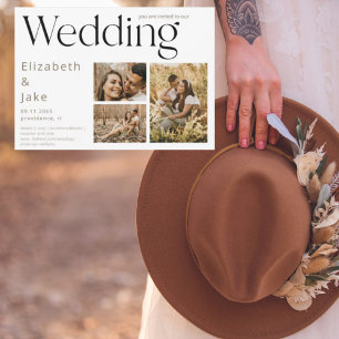 Convite Contemporâneo para Foto Colagem II