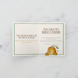 Convite Convite: Bênção da Colheita das Abóboras