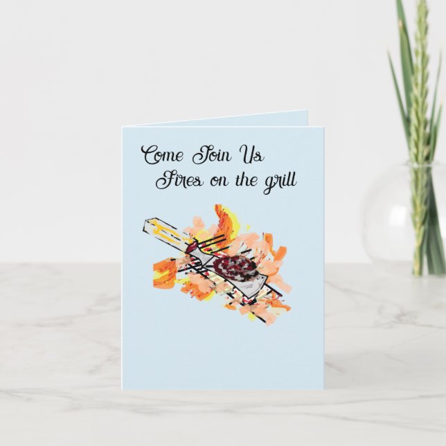 Convite Convite: Churrasco dos Sonhos (Frente)