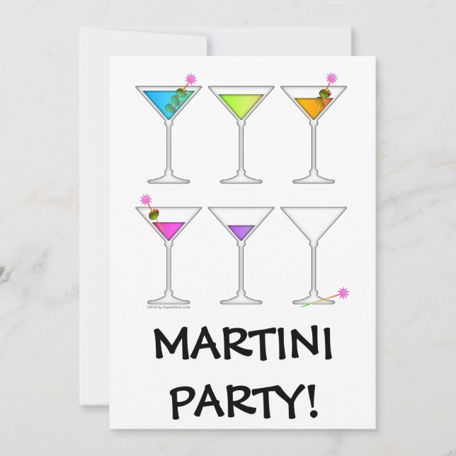 Convite, Convites - Martinis Indo, Indo, G (Frente)