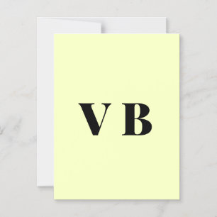 Convite cor personalizada pastel simples mínima sólida per