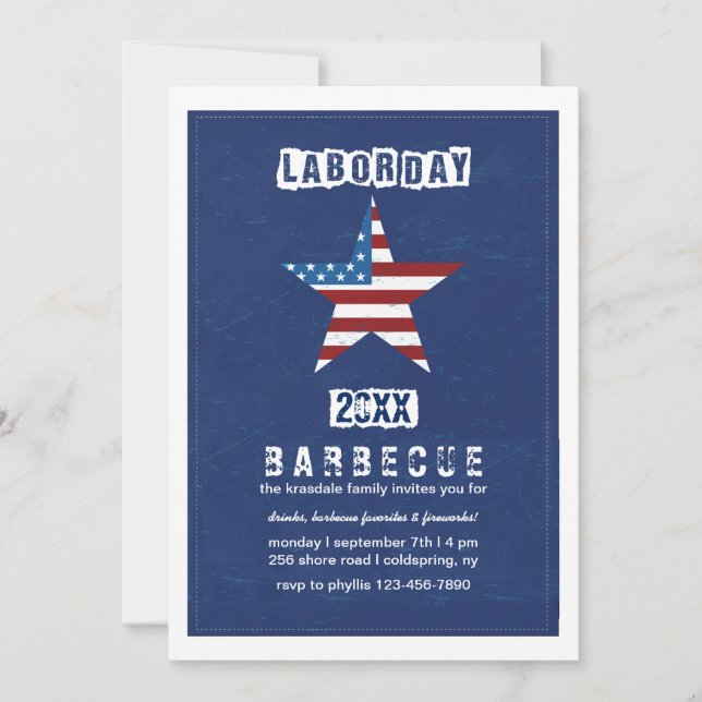 Convite Cores do Dia do Trabalho (Frente)