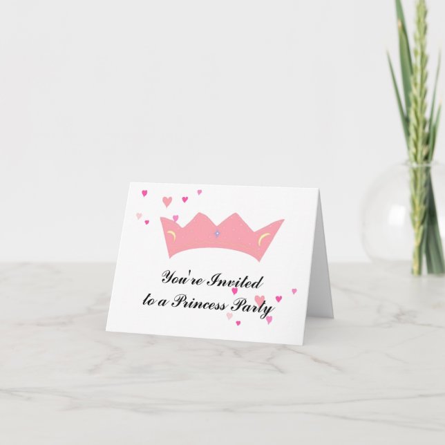 Convite Coroa de Princesa (Frente)