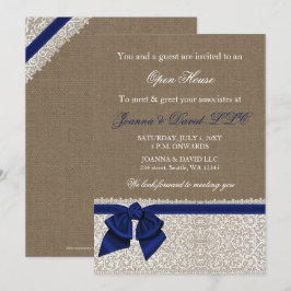 Convite corporativo ao Marinho Elegante