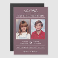 Criança de Cor Personalizada Foto Save the Date |