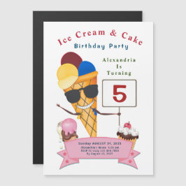 Convite Crianças Festa de aniversário Divertidas