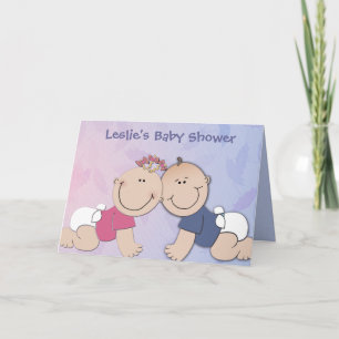 Convite Crie o seu design chá de fraldas