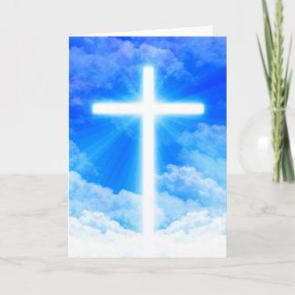 Convite Cruz de Luz Jesus Cristo Cristão Personalizável