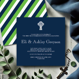 Convite Cruzado Celta - Twins Primeira Comunhão