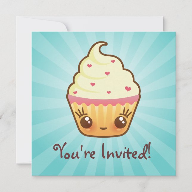 Convite CuppyCakes (Frente)