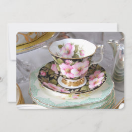 Convite Customisable da tarde do chá e do bolo