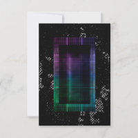 Convite Cyberpunk Grunge
