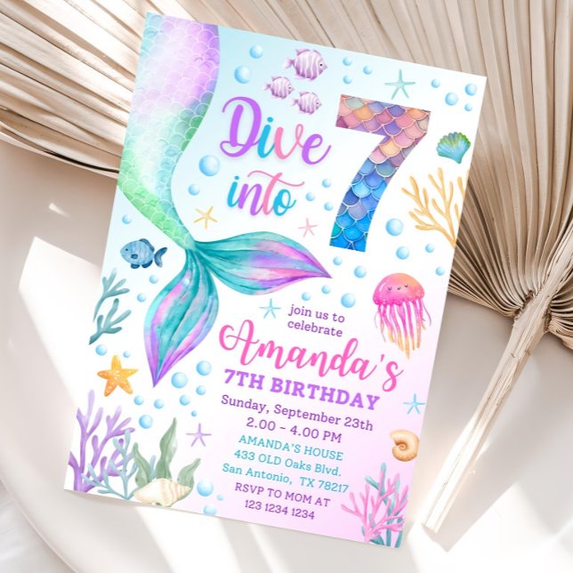 Convite da 7ª sereia, Mergulhe em sete sereias em (Criador carregado)