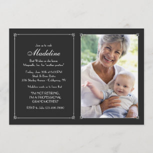 Convite da aposentadoria da foto do quadro do amor