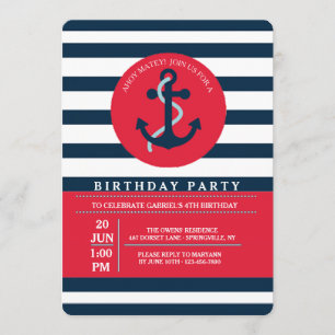 Convite da baía da âncora