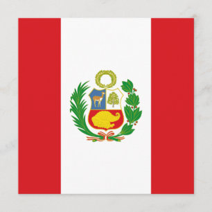 Convite da bandeira de Peru
