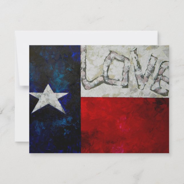 Convite da bandeira de Texas (Frente)