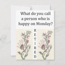 Convite da celebração da aposentadoria