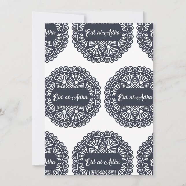Convite da celebração de Eid al-Adha (Frente)